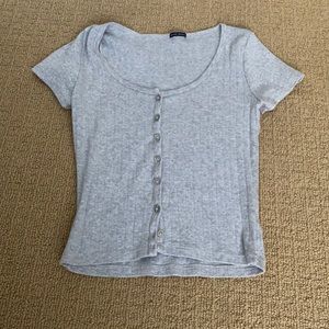 Brandy Melville zelly top grey